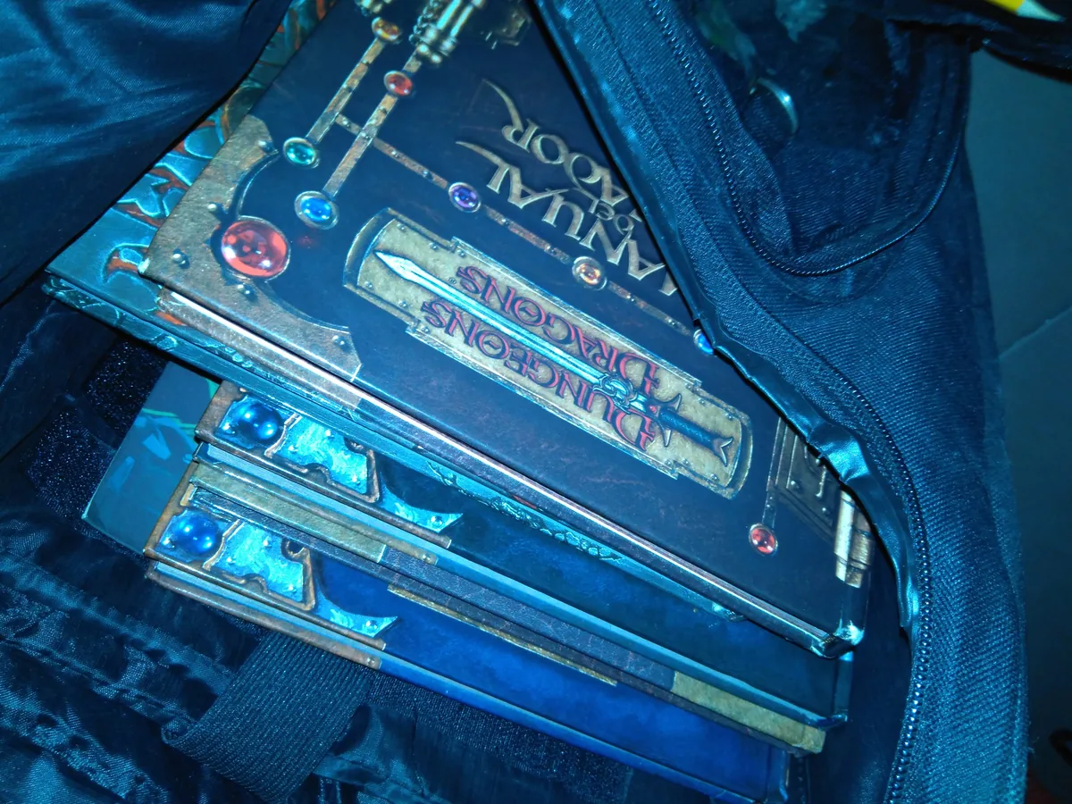 Manuales de D&D 3.5 de nuestra vieja mesa