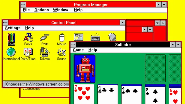 Esquema Hot Dog Stand en Windows 3.1 Esquema Hot Dog Stand en Windows 3.1